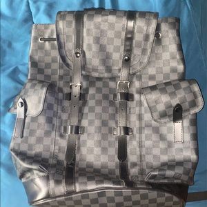 Louis Vuitton Christopher Damier Graphite Backpack